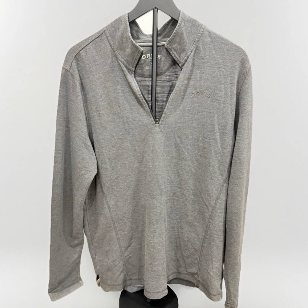 Orvis Classic Collection Mens Quarter
Zip Long Sleeve Size Medium